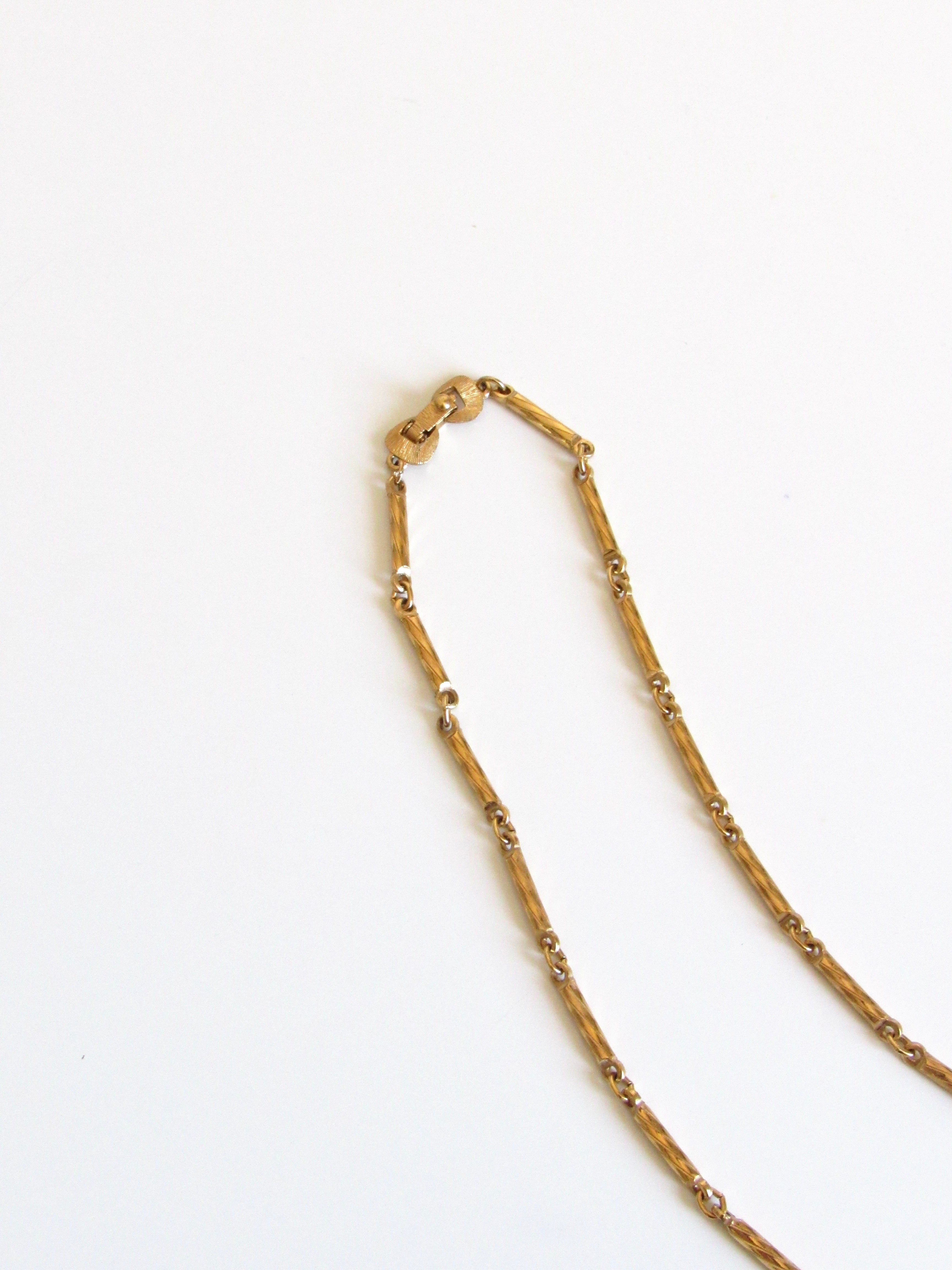 Vintage Monet Gold Statement Necklace