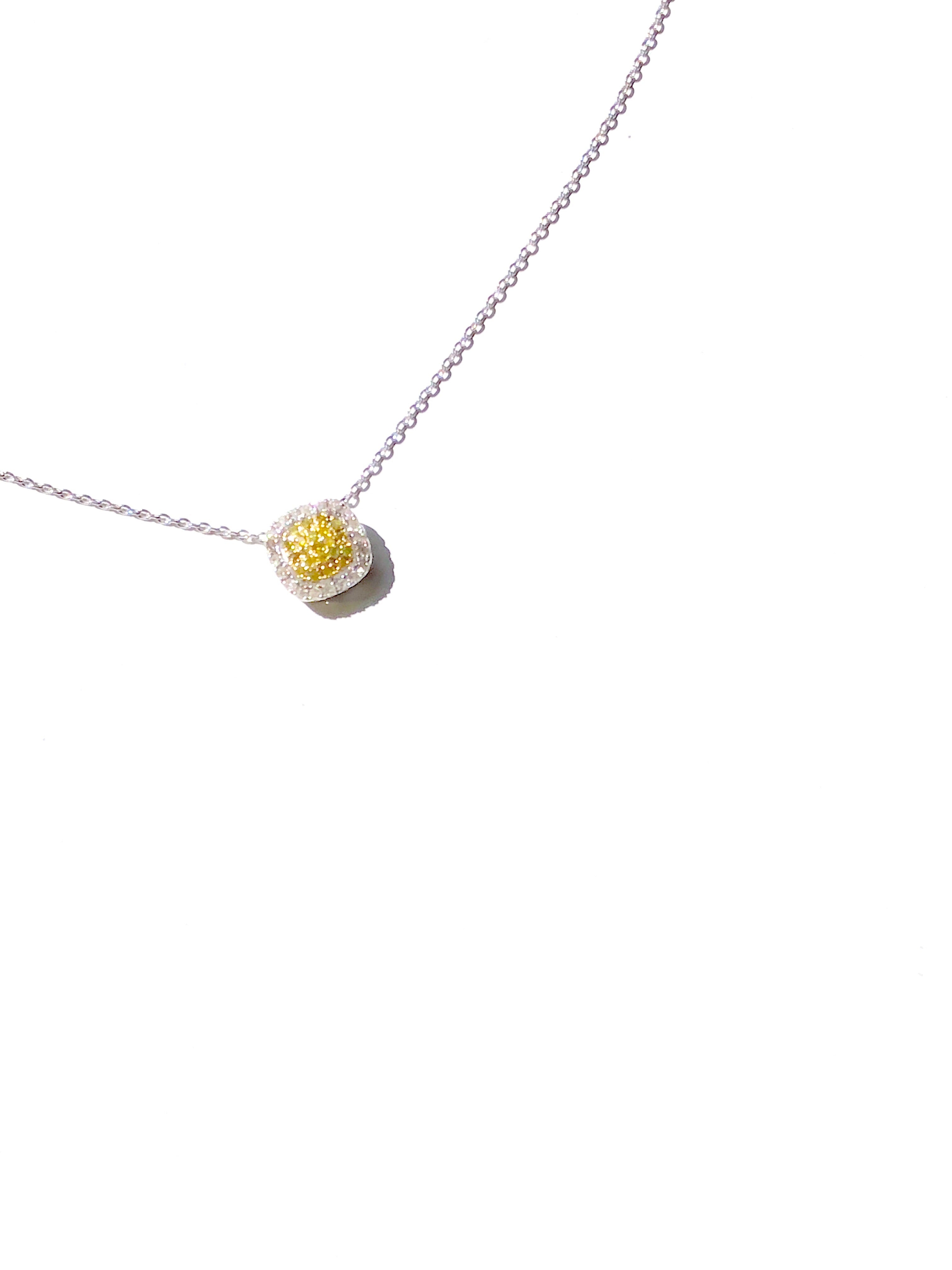HoneyComb Diamond Necklace