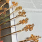 Gold Flower Garden Hair Stick Pin