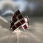 Raspberry Garnet Cocktail Ring