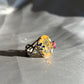 Dazzling Yellow Fire Opal Cocktail Ring