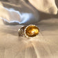 Bourbon Citrine Cabochon Ring