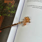 Gold Flower Garden Hair Stick Pin