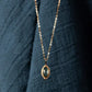 Navette Peridot 14k Gold Pendant Necklace