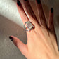 7 Carats Natural Moonstone Silver Ring