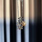 South Sea Golden Pearl & Sapphire Diamond Pendant Necklace