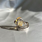 Dazzling Yellow Fire Opal Cocktail Ring
