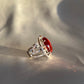 20 Carat Red Rubellite Tourmaline Cocktail Ring
