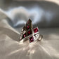 Raspberry Garnet Cocktail Ring