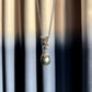 Tahitian Black Pearl & Champagne Diamond Pendant Necklace