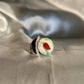 Round Fei Cui & Red Bird Jadeite Jade Ring