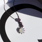 Natural Icy Jadeite Jade and Ruby Pendant Necklace