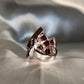 Raspberry Garnet Cocktail Ring