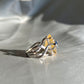Dazzling Yellow Fire Opal Cocktail Ring