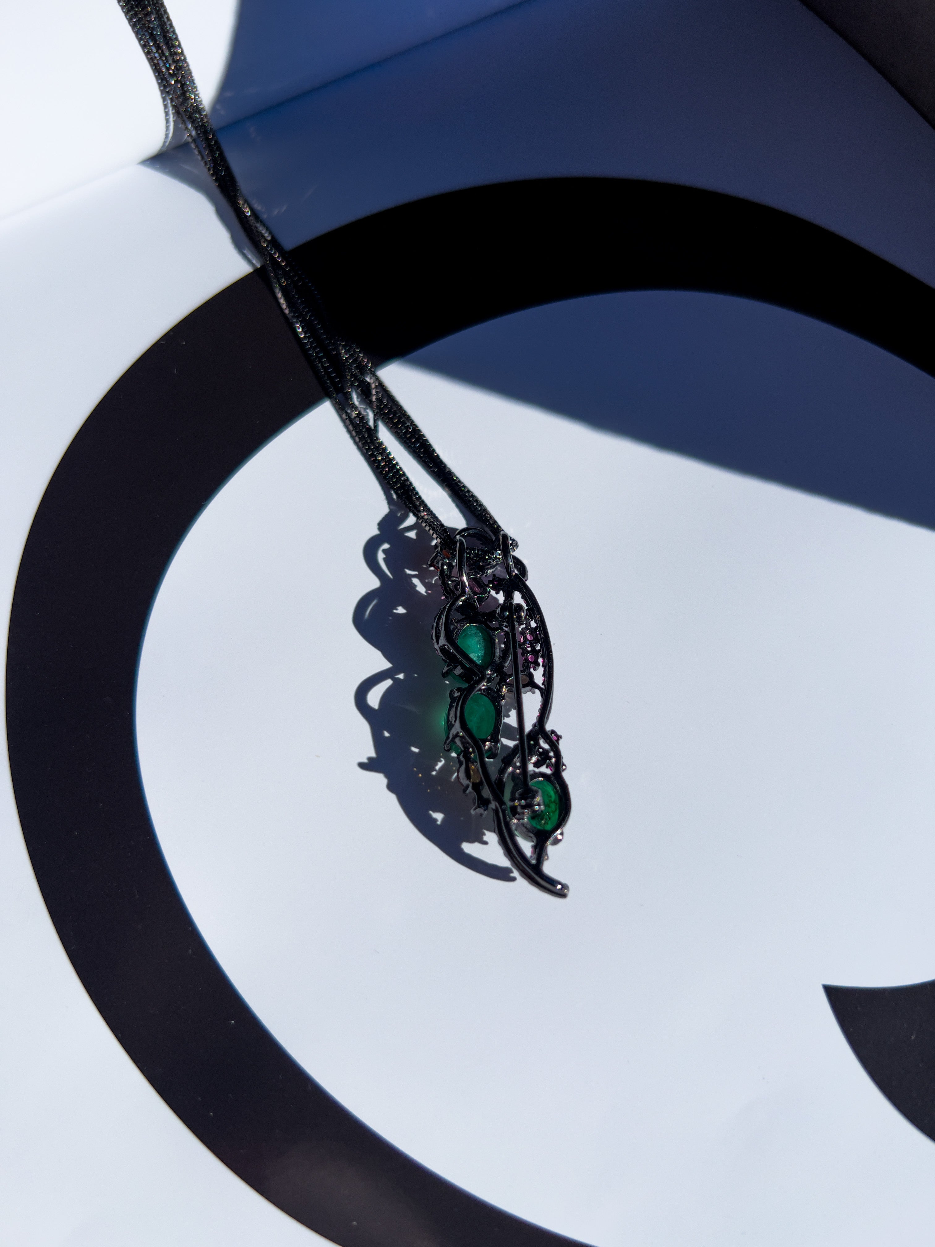 Emerald City Pendant Brooch & Necklace