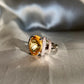 Golden Citrine Cocktail Ring