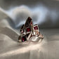 Raspberry Garnet Cocktail Ring