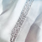 Solid 14k White Gold Delicate Chain Necklace