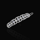 Bridal 14k White Gold Hair Pin with Set of Signature Silver Bobby Pins
