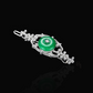 Jade 14k White Gold Hair Pin with Set of Signature Silver Bobby Pins