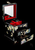 Mother of Pearl Lacquer Jewelry Box
