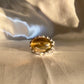 Bourbon Citrine Cabochon Ring