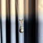 Tahitian Black Pearl & Champagne Diamond Pendant Necklace