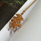 Gold Flower Garden Hair Stick Pin
