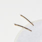 Dainty Fine Crystal 14k Gold Bobby Pin