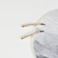 Dainty Fine Crystal 14k Gold Bobby Pin