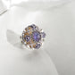 Tutti Frutti Violet Tanzanite Cocktail Ring