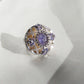 Tutti Frutti Violet Tanzanite Cocktail Ring