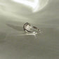 18K White Gold Natural Baguette & Round Diamond Dandelion Ring