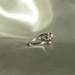 18K White Gold Natural Baguette & Round Diamond Horus Ring