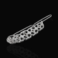 Bridal 14k White Gold Hair Pin with Set of Signature Silver Bobby Pins