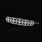 Bridal 14k White Gold Hair Pin with Set of Signature Silver Bobby Pins