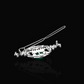 Jade 14k White Gold Hair Pin with Set of Signature Silver Bobby Pins