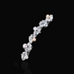 Bridal Pearls 14k White Gold Hair Pin with Set of Signature Silver Bobby Pins