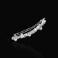Bridal Pearls 14k White Gold Hair Pin with Set of Signature Silver Bobby Pins