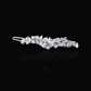 Bridal 14k White Gold Hair Pin with Set of Signature Silver Bobby Pins