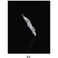 Bridal 14k White Gold Hair Pin with Set of Signature Silver Bobby Pins