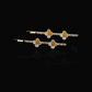 Cherry Blossom 14K Crystal Bobby Pin Set