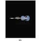 Violin 14k White Gold & Blue Crystal Bobby Pin