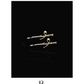 Elegant Knot 14K Gold Crystal Bobby Pin Set