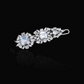 Bridal Princess Cut 14k White Gold Hair Pin with Set of Signature Silver Bobby Pins
