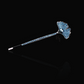 Blue Ginkgo Pearl Hair Pin with Set of Signature Silver Bobby Pins