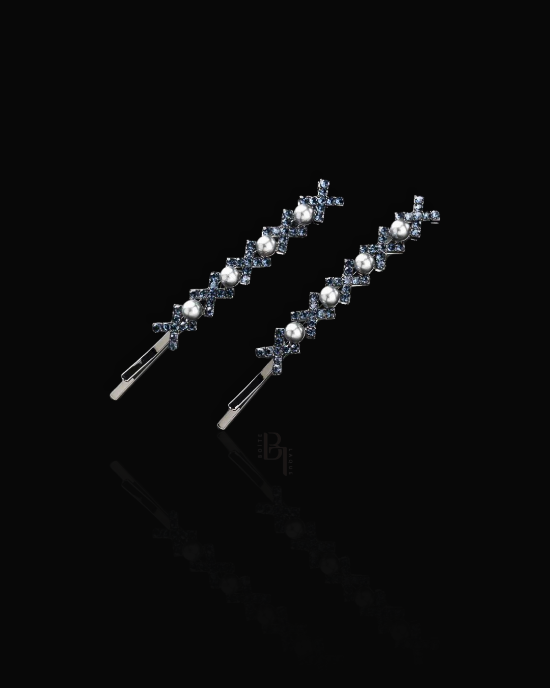 Fine Crystal Pearl Bobby Pin Set