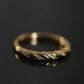 18K Gold Twisted and Knot Ring