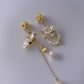 Lanai Asymmetrical Baroque Pearls Earrings