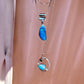 Natural Australian Boulder Opal Doublet Pendant Necklace